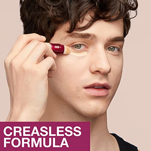 Maybelline Instant Anti Age Eraser Eye Concealer, Dark Circles and Blemish Concealer, Ultra Blendable Formula, 147 Mahogany